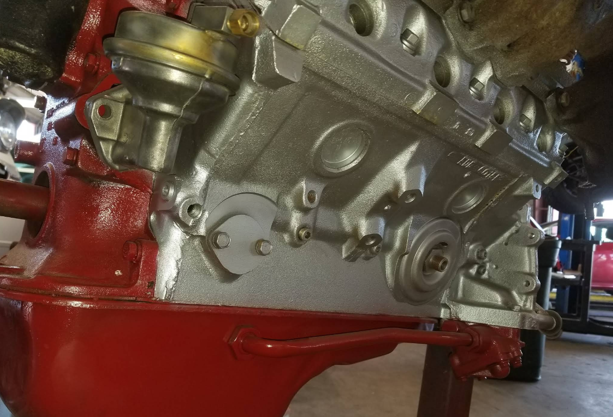 Engine block rebuild and assembly
